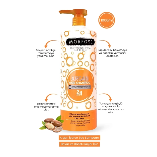 Morfose Shampoo Argan 1000 ml