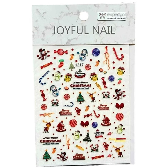 Nail Art Sticker - Tırnak Stickerı Yeni Yıl NAST701