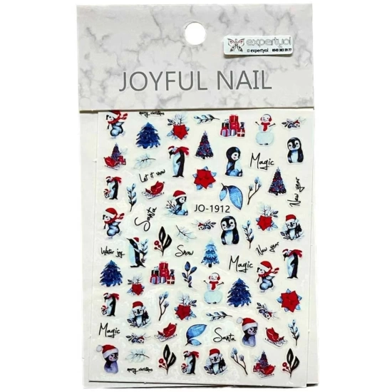 Nail Art Sticker - Tırnak Stickerı Yeni Yıl NAST703