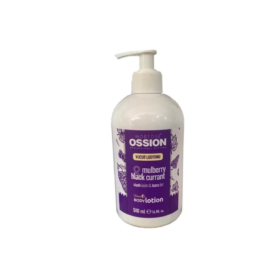 Ossion Vücut Losyonu Siyah Üzüm ve Karadut 500 ml