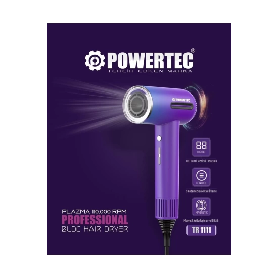 Powertec TR-1111 Saç Kurutma Makinesi