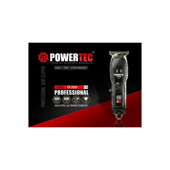 Powertec TR-2525 Ense Sakal Tıraş Makinesi