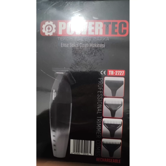 Powertec TR-2727 Black Sakal Traş Ense Makinası