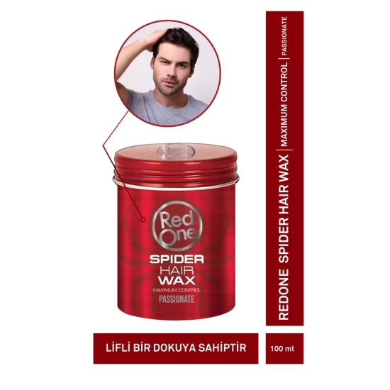 Red one Kırmızı Spider Hair Wax 100ml