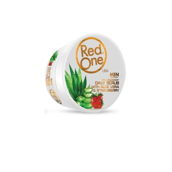 Redone Yüz Ve Vücut Scrub Çilek Ve Aloe Vera 450 ml