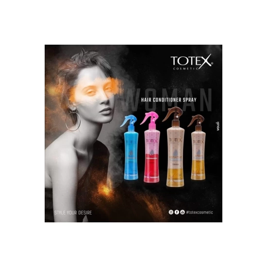 Totex Koruyucu & Besleyici Fön Suyu | Pembe 400 ml