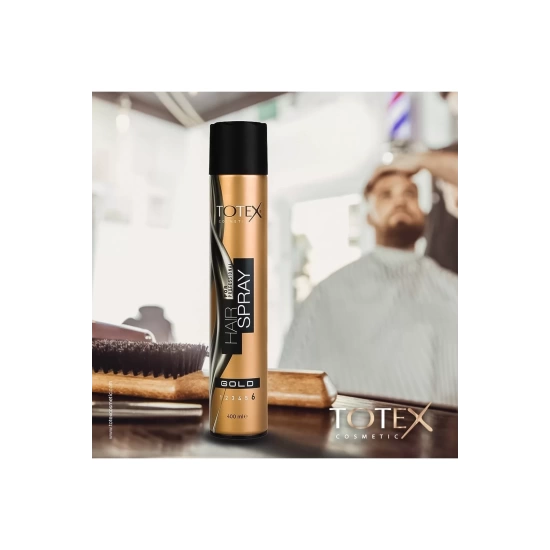 Totex Saç Şekillendirici Sprey Altın - Gold 400 Ml