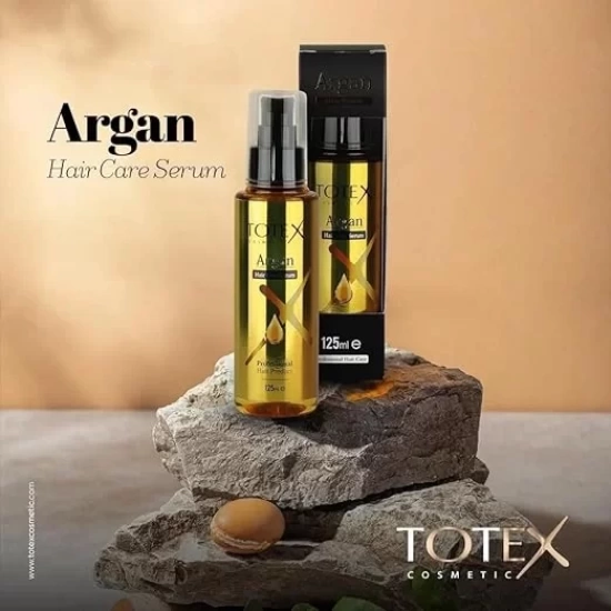 Totex Yıpranmış Saç Bakımı | Saç Parlatıcı | Argan 125 ml