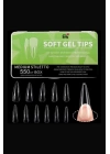 Jel tips Protez Tırnak Soft Jel Tips 550’li Medium Stiletto