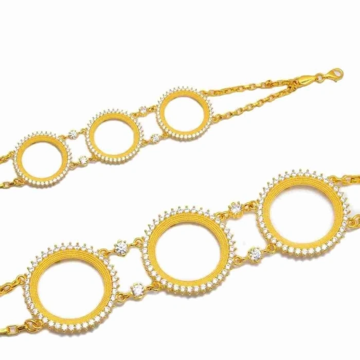 14 Ayar Altın 3 Çeyrekli Bileklik