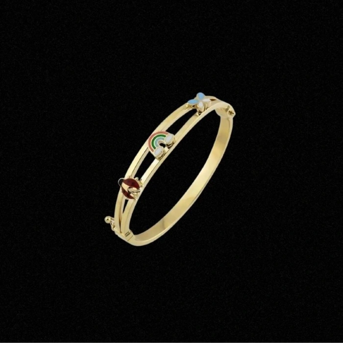 14 Ayar Altın Çocuk Kelepçe