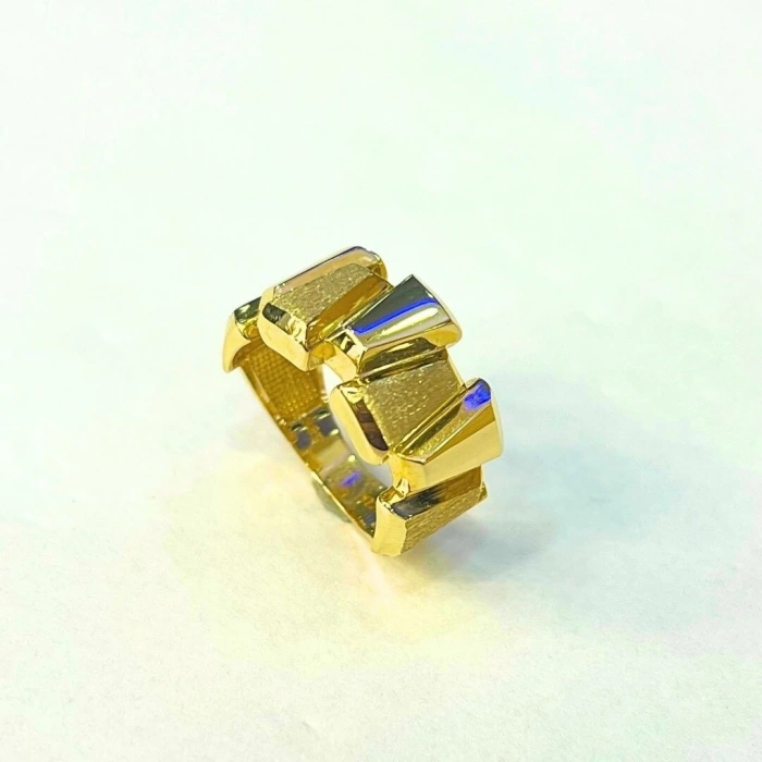 14 Ayar Altın Lava Yüzük