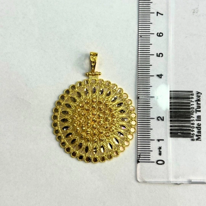14 Ayar Altın Madalyon Kolye Ucu