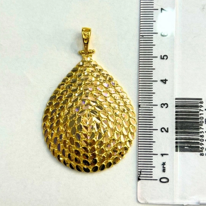 14 Ayar Altın Pullu Zincirli Kolye