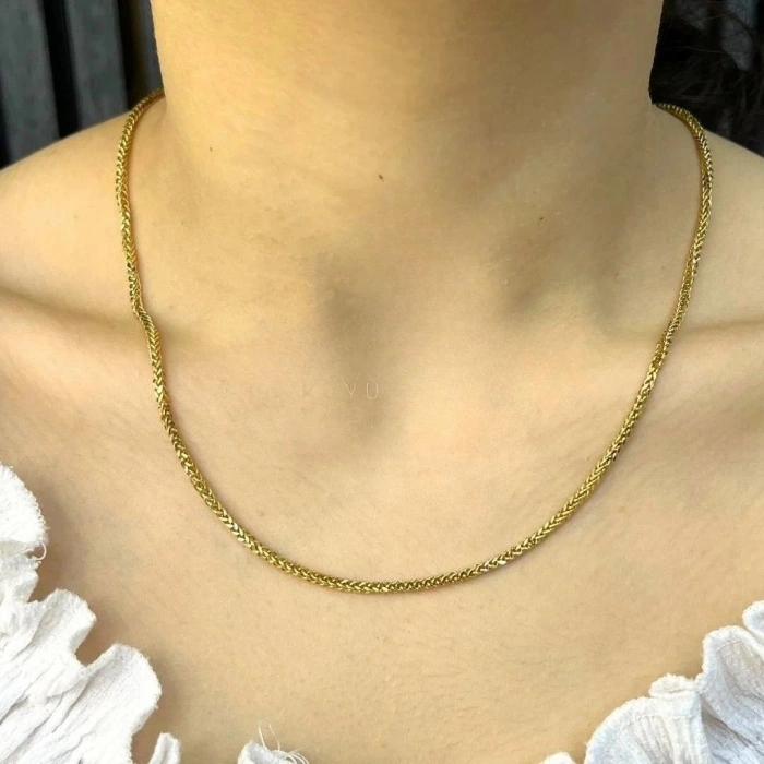 14 Ayar Altın Sarmal Zincir