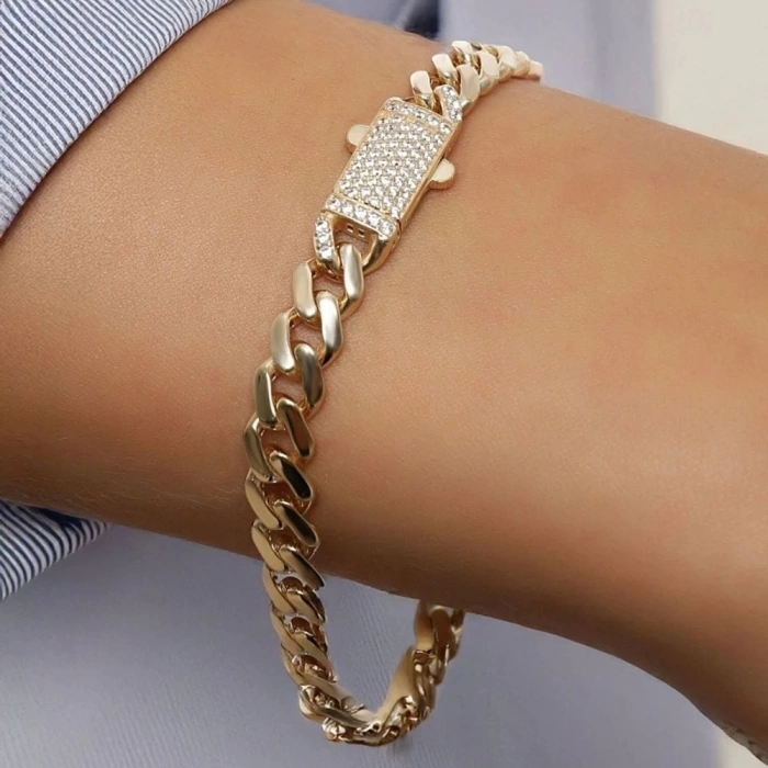 Altın Taşlı Gurmet Bileklik