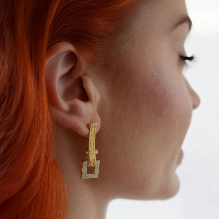 Altın Taşlı Kare Trabzon Set Takımı