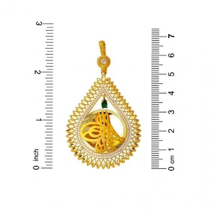 Damla Tuğralı 8 Ayar Altın Kolye