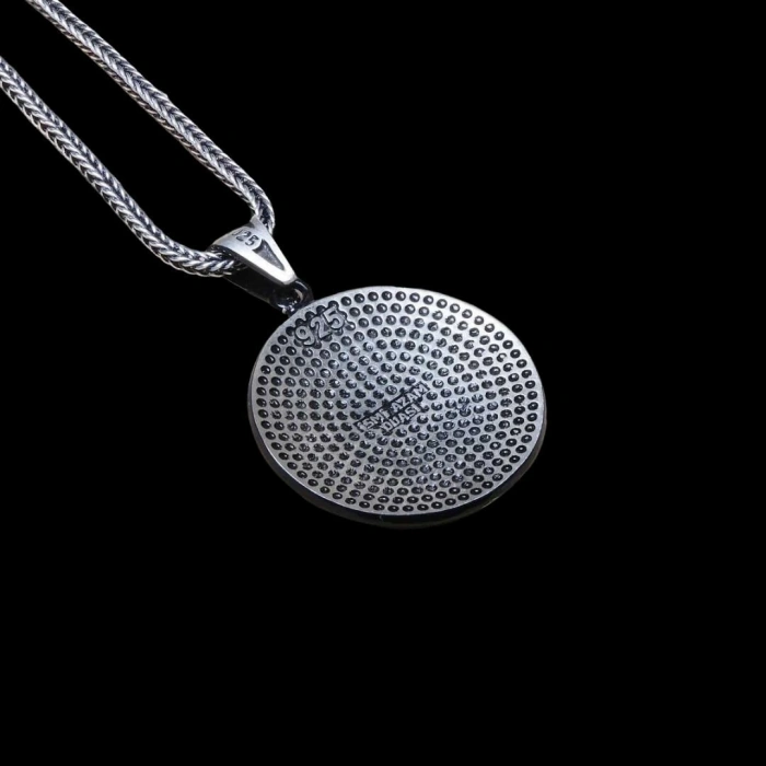 HZ. Süleyman Mührü Gümüş Kolye İsmi Azam Duası