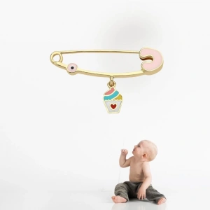 14 Ayar Altın Dondurma Bebek İğnesi