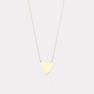 14 Ayar Altın Kalp Kolye