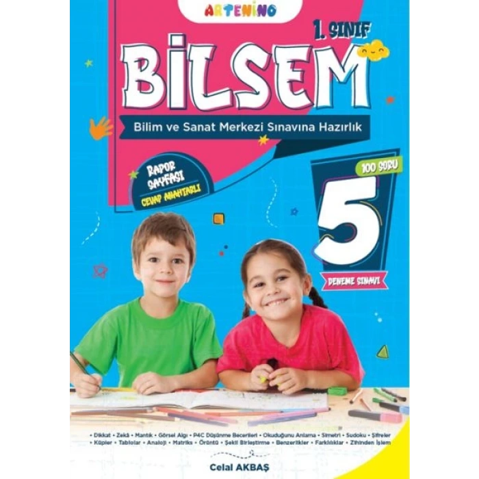 1. Sınıf 2025 BİLSEM Sınavına Hazırlık 5’li Deneme Sınavı