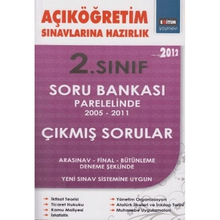 2. Sınıf Açıköğretim Sınavlarına Hazırlık