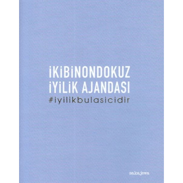 2019 İyilik Ajandası İyilik Bulaşıcıdır Orta Boy Beyaz