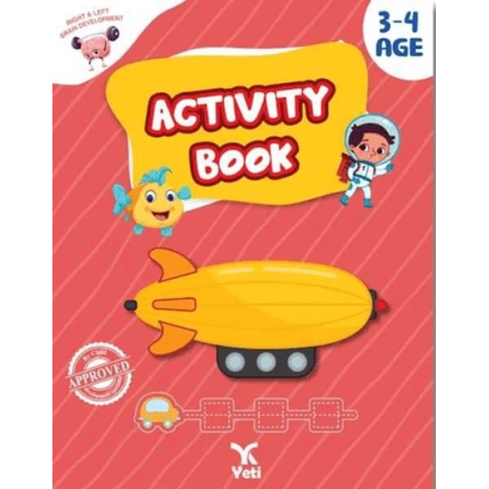 3-4 Age Activity Book
