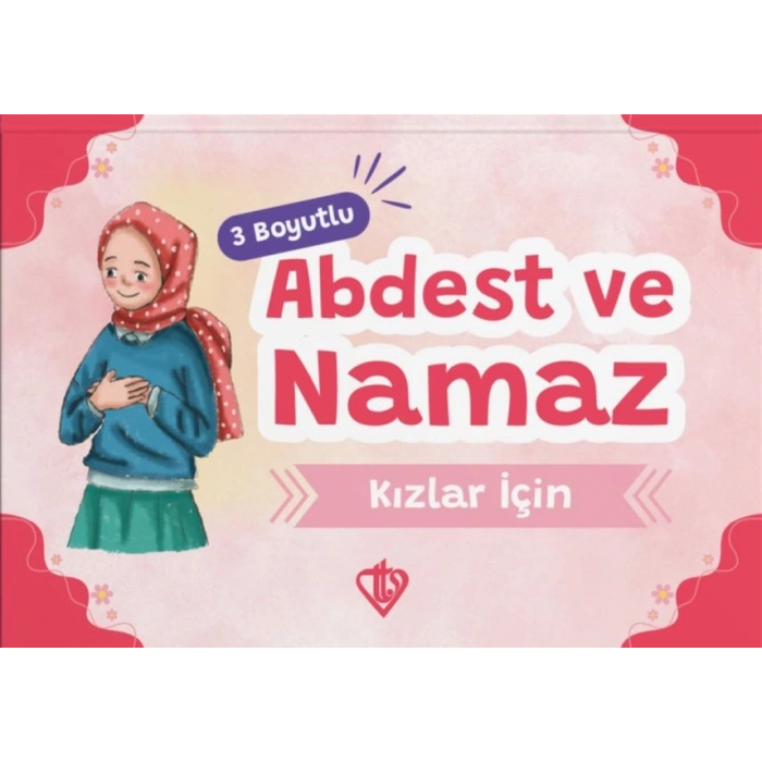 3 Boyutlu Abdest Ve Namaz Kitapçığı Pembe