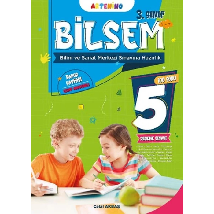 3. Sınıf 2025 BİLSEM Sınavına Hazırlık 5’li Deneme Sınavı