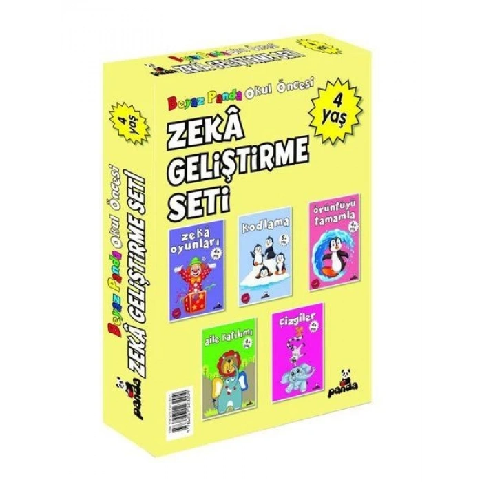 4 Yaş Zeka Geliştirme Seti - 5 Kitap Takım
