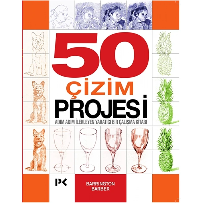 50 Çizim Projesi - Adım Adım İlerleyen Yaratıcı Bir Çalışma Kitabı