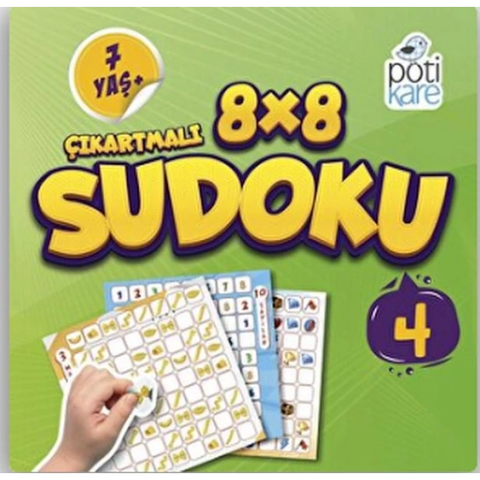 8X8 Çıkartmalı Sudoku 7+ (4)