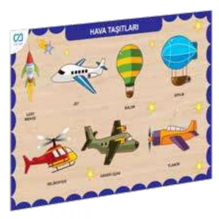 Ahşap Hava Taşıtları Eğitici Set