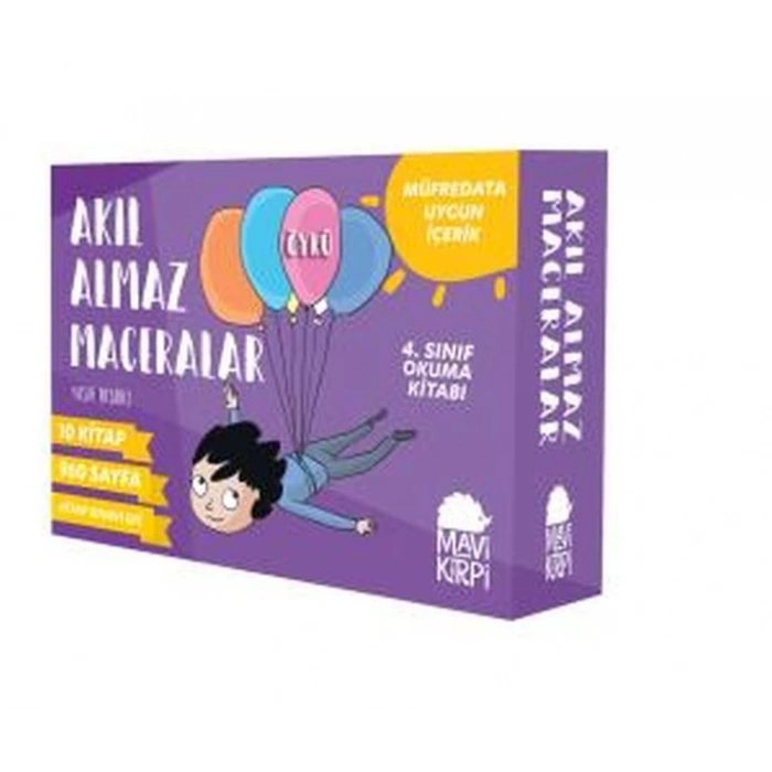 Akıl Almaz Maceralar 4. Sınıf Seti (10 Kitap)