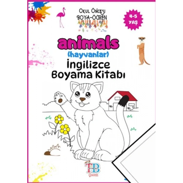 Animals (Hayvanlar)Boyama Kitabı
