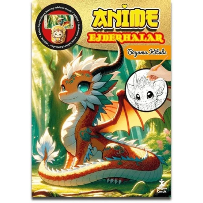 Anime Ejderhalar Boyama Kitabı
