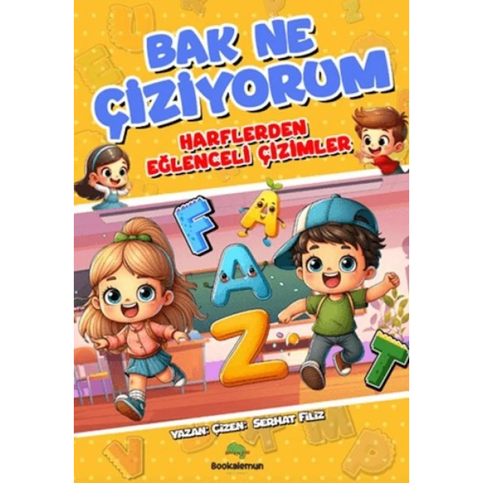 Bak Ne Çiziyorum - Harflerden Eğlenceli Çizimler