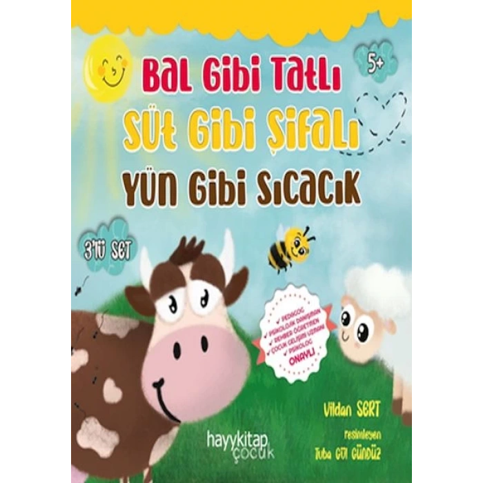 Bal Gibi Tatlı Süt Gibi Şifalı Yün Gibi Sıcacık 3’lü Set