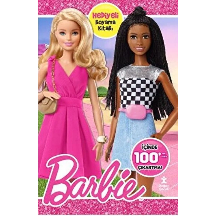 Barbie 100+ Çıkartma Hediyeli Boyama Kitabı