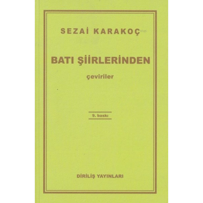 Batı Şiirlerinden Çeviriler