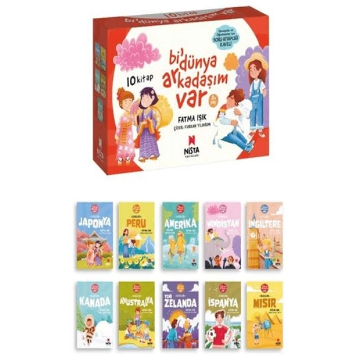 Bi’ Dünya Arkadaşım Var (10 Kitap + Soru Kitapçığı)