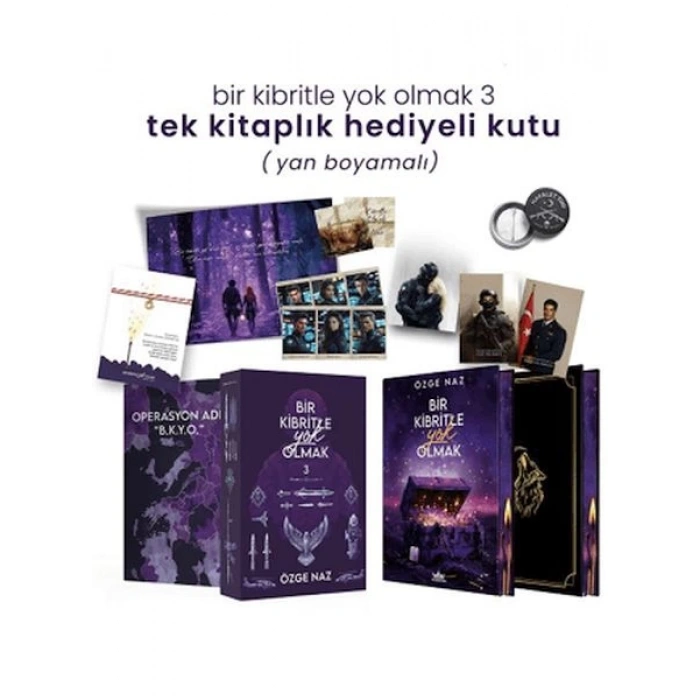 Bir Kibritle Yok Olmak 3 - Hediyeli Yan Boyamalı Kutu