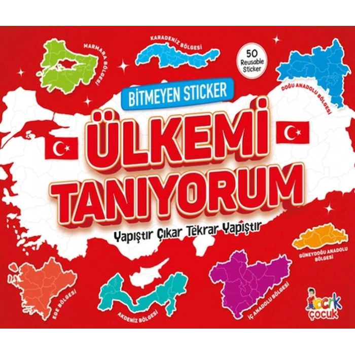 Bitmeyen Sticker - Ülkemi Tanıyorum
