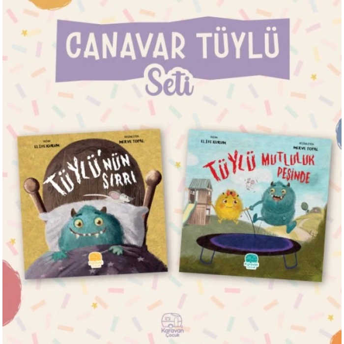 Canavar Tüylü Seti (2 Kitap)