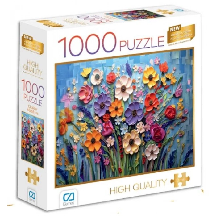 Çiçekler Puzzle 1000