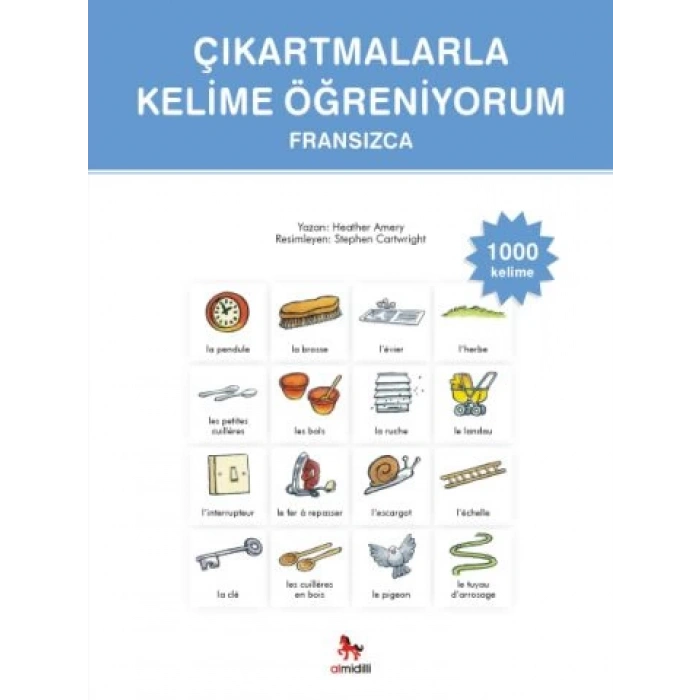 Çıkartmalarla Kelime Öğreniyorum - Fransızca