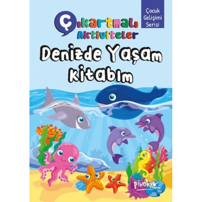 Çıkartmalı Aktiviteler Denizde Yaşam Kitabım