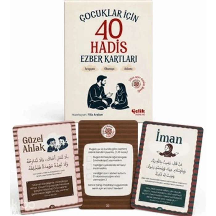 Çocuklar için 40 Hadis Ezber Kartları